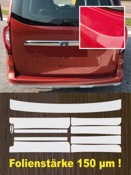 Lackschutzfolien-Komplett-Set für  Ladekante und Türeinstiege Einstiegsleisten für Renault Kangoo ab 2021